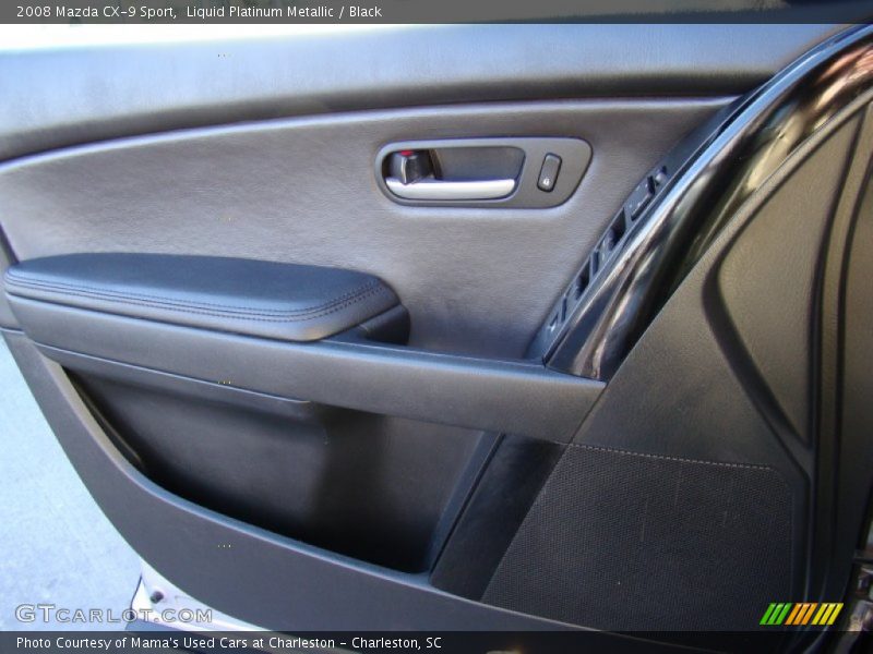 Liquid Platinum Metallic / Black 2008 Mazda CX-9 Sport