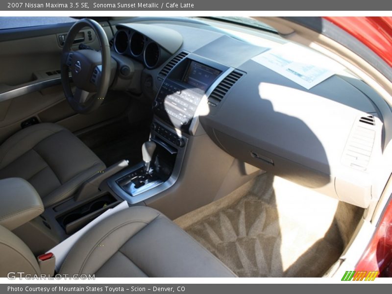 Sonoma Sunset Metallic / Cafe Latte 2007 Nissan Maxima 3.5 SE
