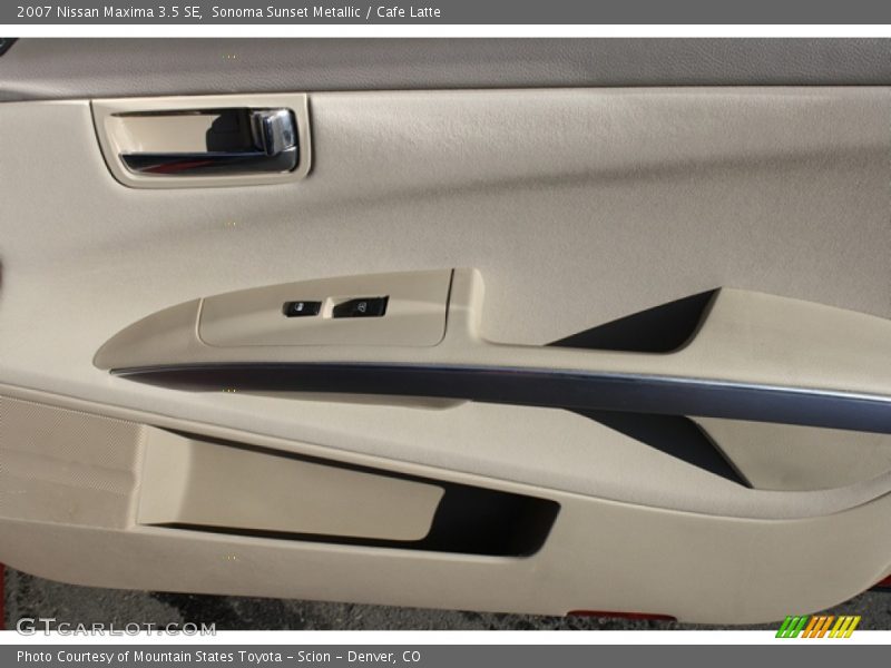 Sonoma Sunset Metallic / Cafe Latte 2007 Nissan Maxima 3.5 SE