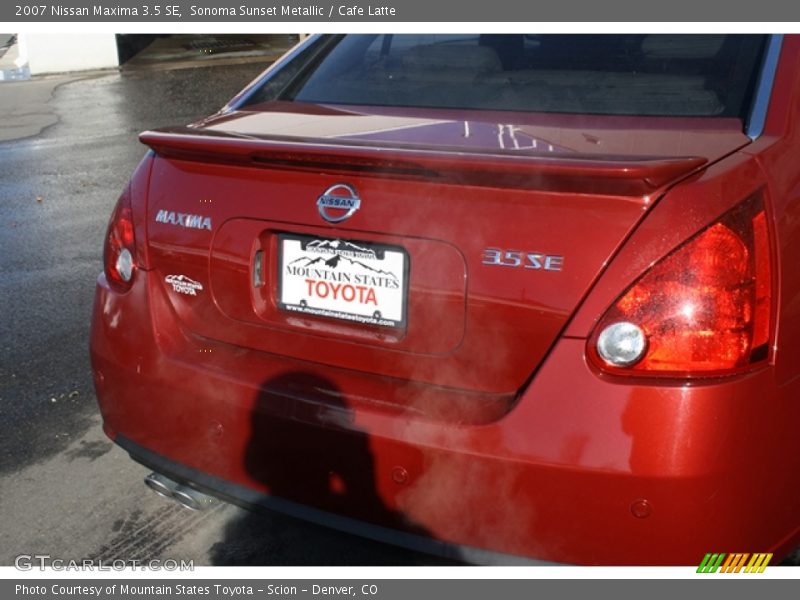 Sonoma Sunset Metallic / Cafe Latte 2007 Nissan Maxima 3.5 SE