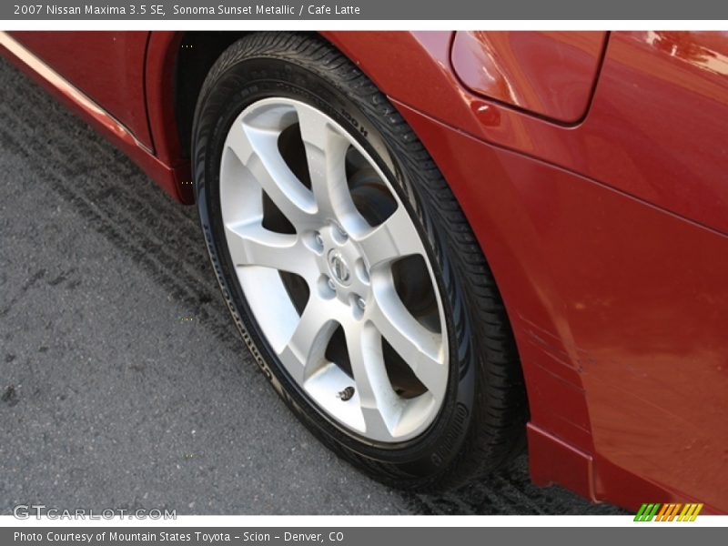 Sonoma Sunset Metallic / Cafe Latte 2007 Nissan Maxima 3.5 SE