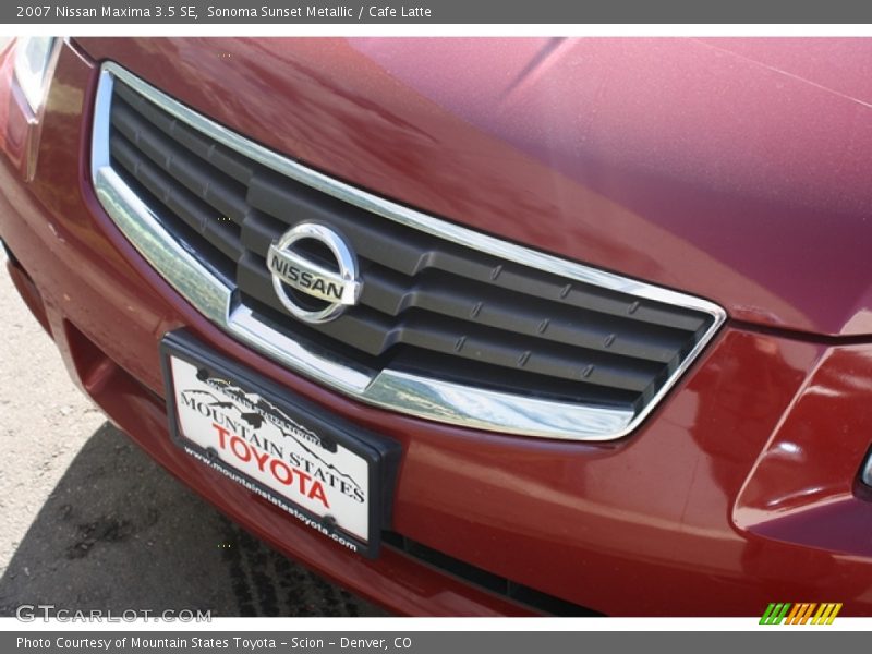 Sonoma Sunset Metallic / Cafe Latte 2007 Nissan Maxima 3.5 SE