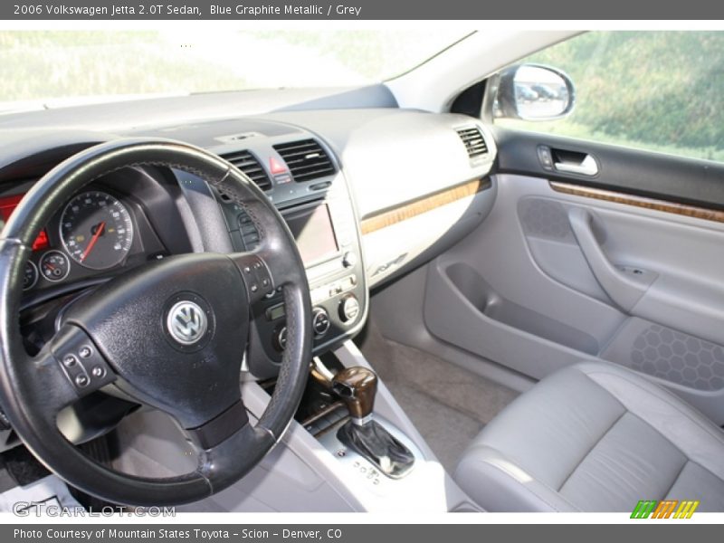 Blue Graphite Metallic / Grey 2006 Volkswagen Jetta 2.0T Sedan
