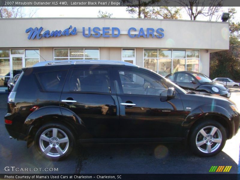 Labrador Black Pearl / Beige 2007 Mitsubishi Outlander XLS 4WD