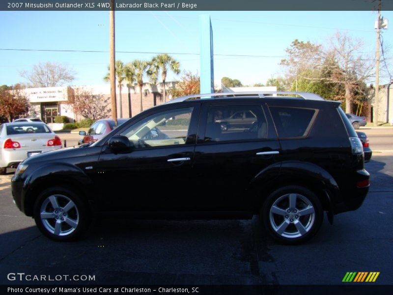 Labrador Black Pearl / Beige 2007 Mitsubishi Outlander XLS 4WD