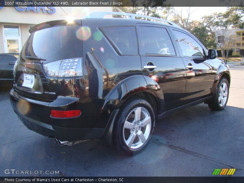 Labrador Black Pearl / Beige 2007 Mitsubishi Outlander XLS 4WD