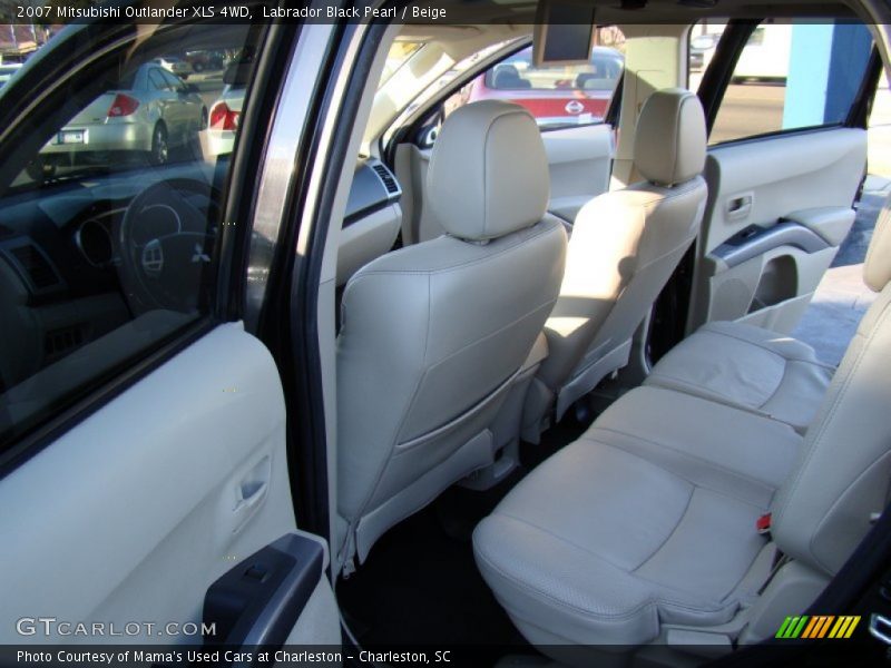 Labrador Black Pearl / Beige 2007 Mitsubishi Outlander XLS 4WD