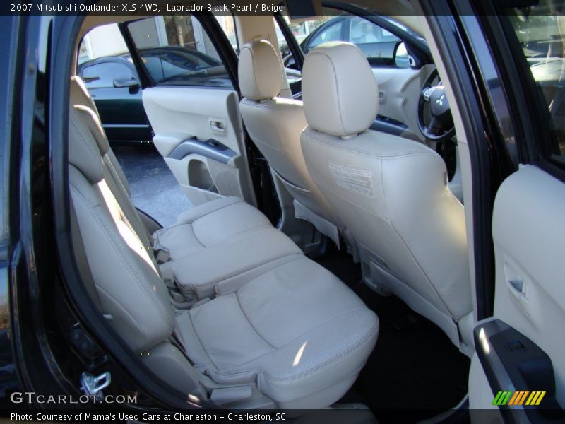 Labrador Black Pearl / Beige 2007 Mitsubishi Outlander XLS 4WD
