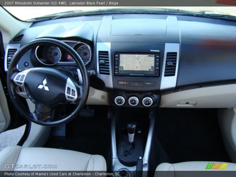 Labrador Black Pearl / Beige 2007 Mitsubishi Outlander XLS 4WD