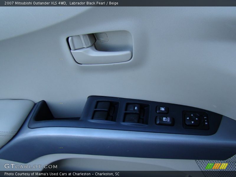 Labrador Black Pearl / Beige 2007 Mitsubishi Outlander XLS 4WD