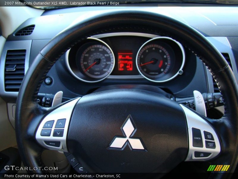 Labrador Black Pearl / Beige 2007 Mitsubishi Outlander XLS 4WD