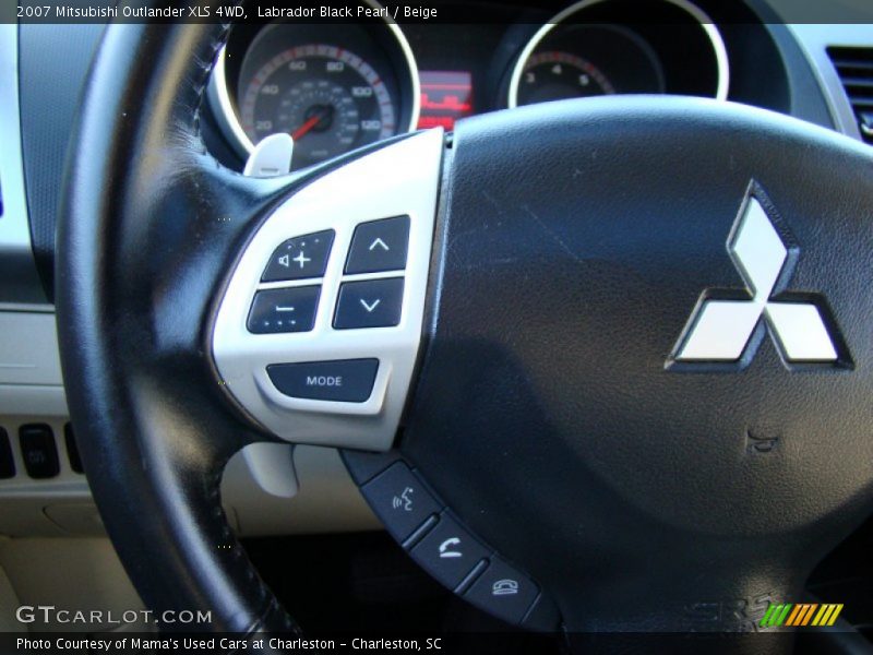 Labrador Black Pearl / Beige 2007 Mitsubishi Outlander XLS 4WD