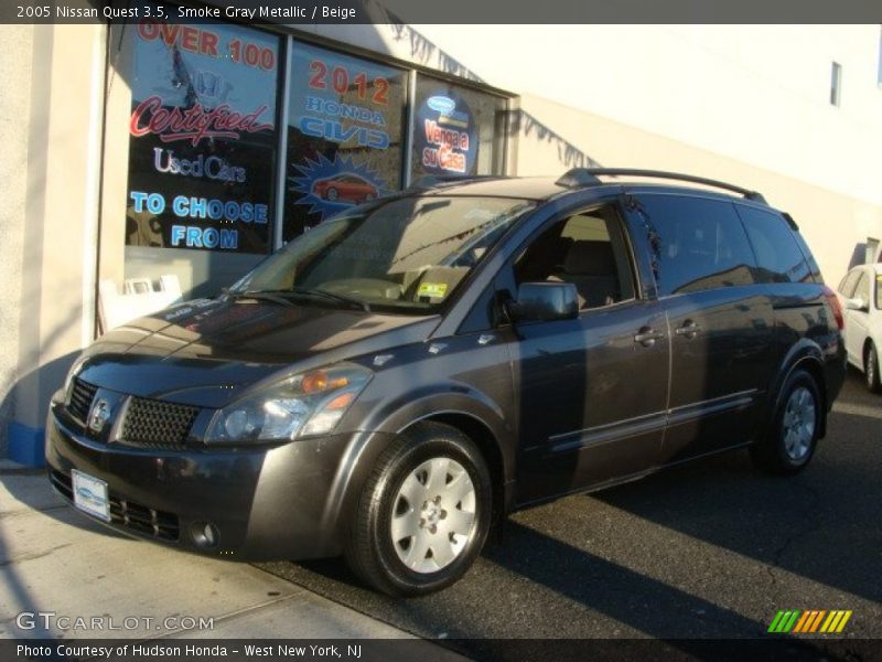 Smoke Gray Metallic / Beige 2005 Nissan Quest 3.5