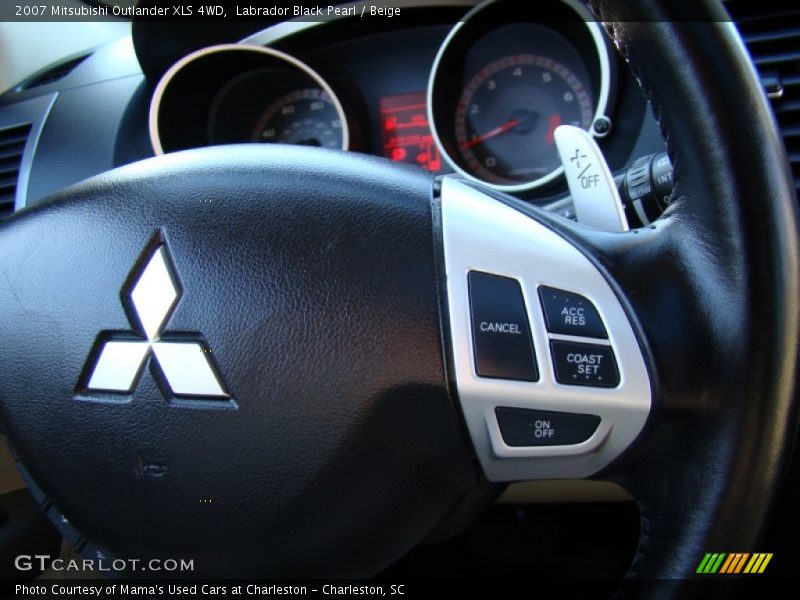 Labrador Black Pearl / Beige 2007 Mitsubishi Outlander XLS 4WD