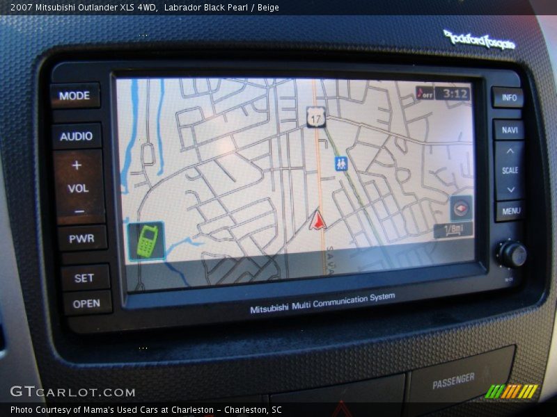 Labrador Black Pearl / Beige 2007 Mitsubishi Outlander XLS 4WD