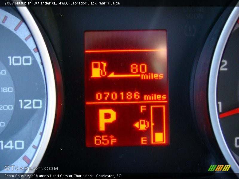 Labrador Black Pearl / Beige 2007 Mitsubishi Outlander XLS 4WD