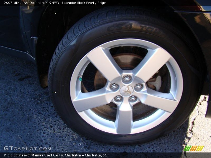Labrador Black Pearl / Beige 2007 Mitsubishi Outlander XLS 4WD