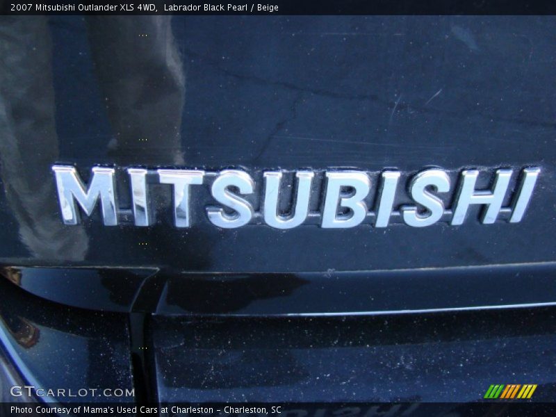 Labrador Black Pearl / Beige 2007 Mitsubishi Outlander XLS 4WD