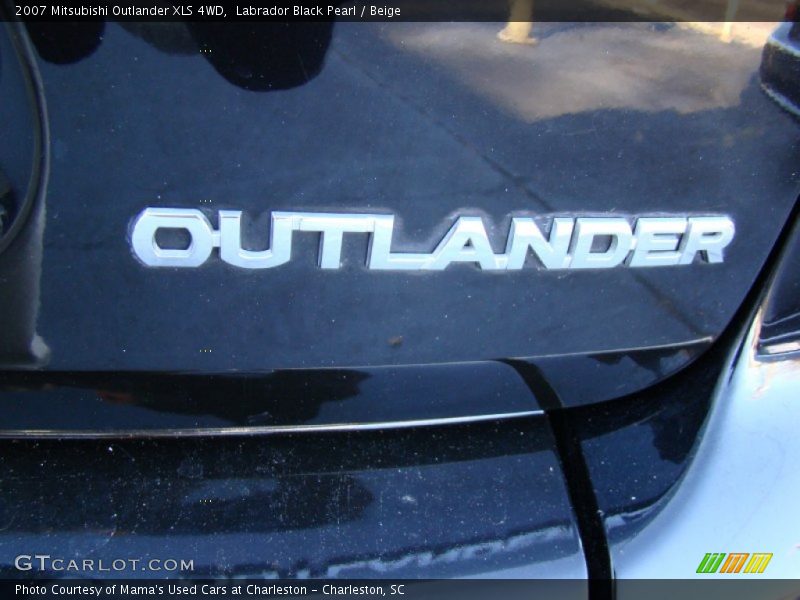 Labrador Black Pearl / Beige 2007 Mitsubishi Outlander XLS 4WD