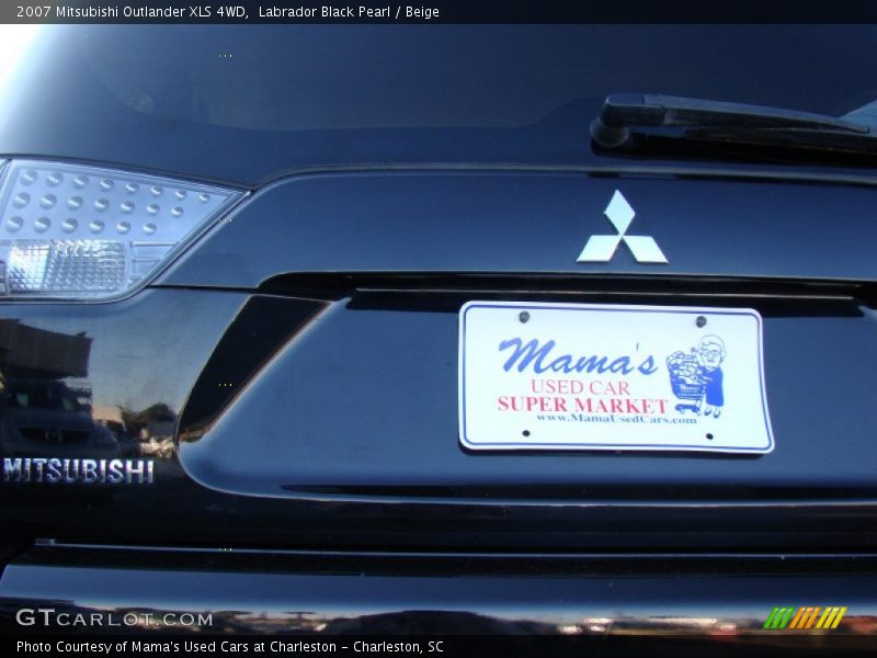 Labrador Black Pearl / Beige 2007 Mitsubishi Outlander XLS 4WD