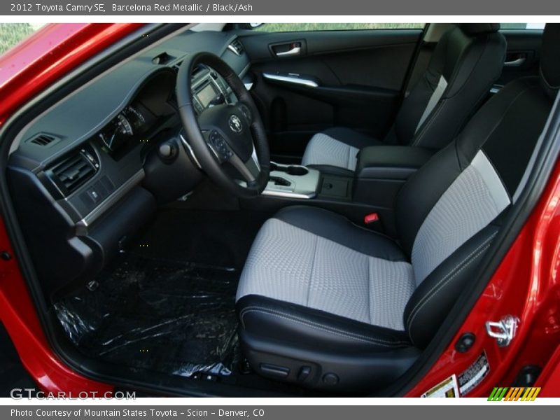 Barcelona Red Metallic / Black/Ash 2012 Toyota Camry SE