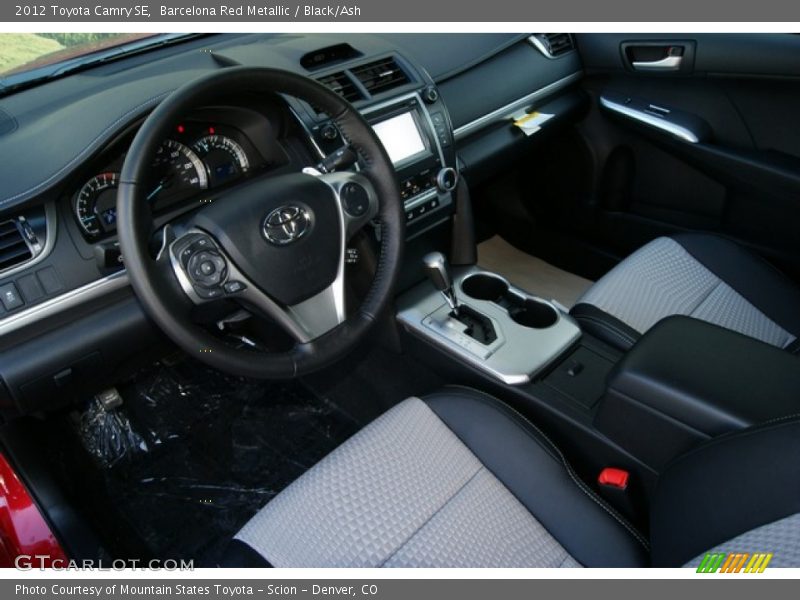 Barcelona Red Metallic / Black/Ash 2012 Toyota Camry SE