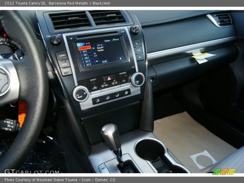 Barcelona Red Metallic / Black/Ash 2012 Toyota Camry SE