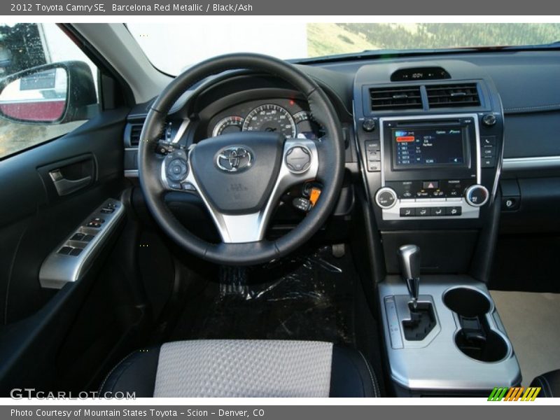 Barcelona Red Metallic / Black/Ash 2012 Toyota Camry SE