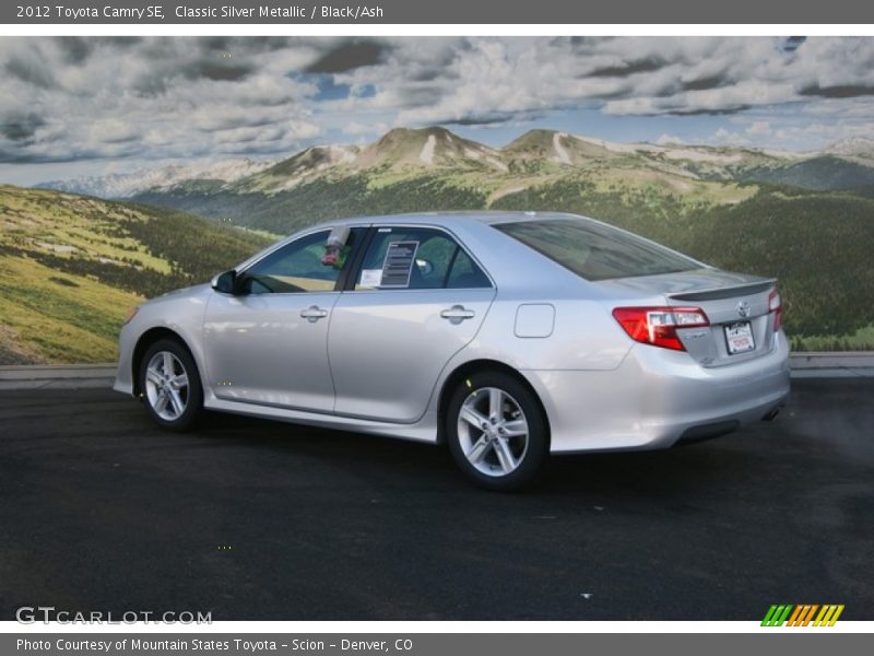 Classic Silver Metallic / Black/Ash 2012 Toyota Camry SE