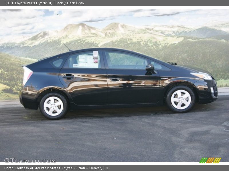 Black / Dark Gray 2011 Toyota Prius Hybrid III
