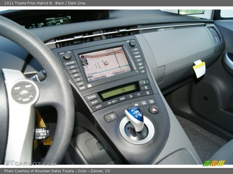 Black / Dark Gray 2011 Toyota Prius Hybrid III