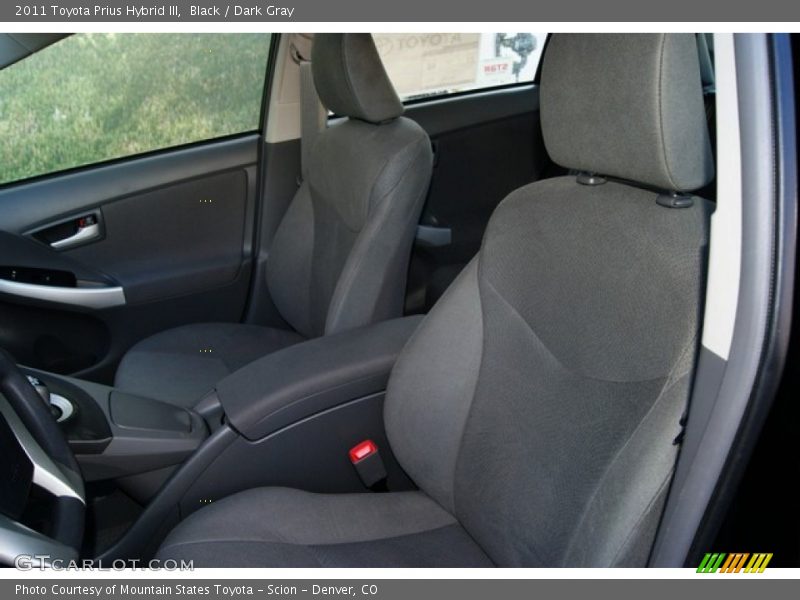 Black / Dark Gray 2011 Toyota Prius Hybrid III