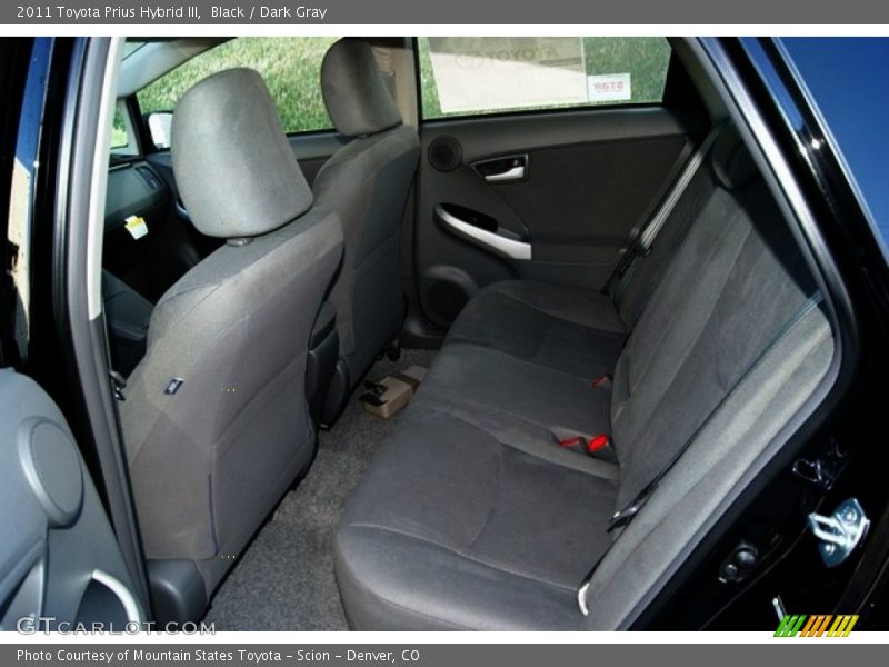 Black / Dark Gray 2011 Toyota Prius Hybrid III