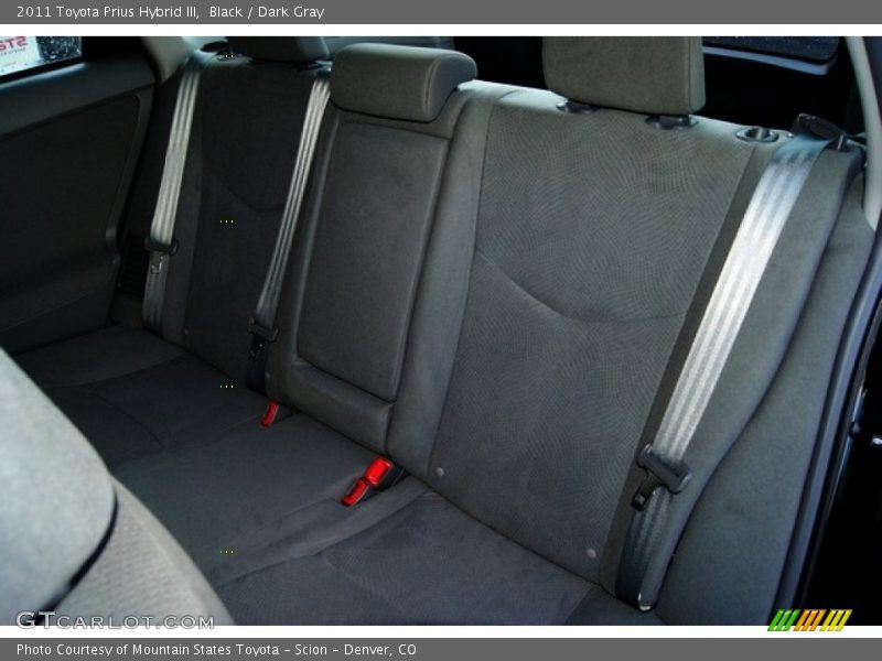 Black / Dark Gray 2011 Toyota Prius Hybrid III