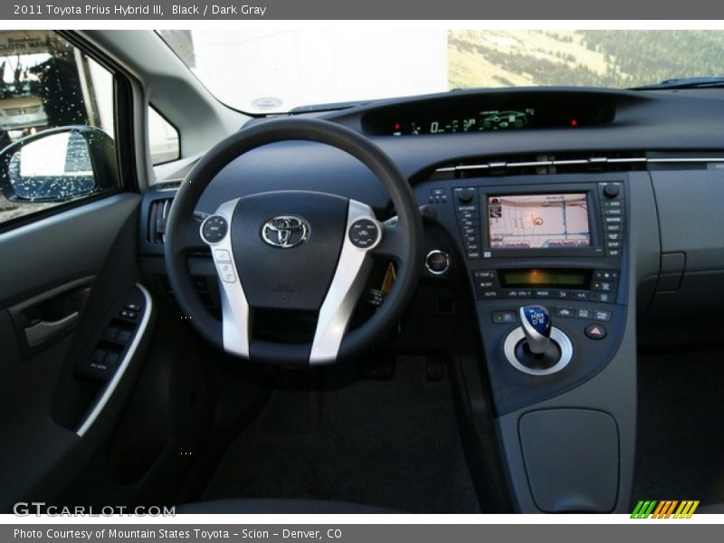 Black / Dark Gray 2011 Toyota Prius Hybrid III
