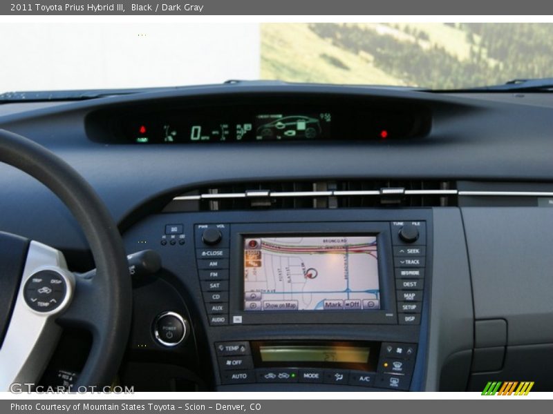 Black / Dark Gray 2011 Toyota Prius Hybrid III
