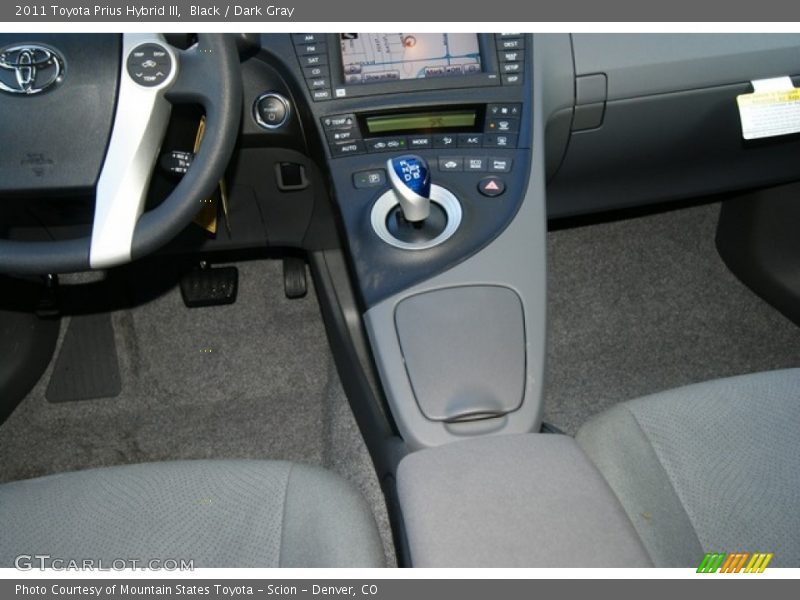 Black / Dark Gray 2011 Toyota Prius Hybrid III