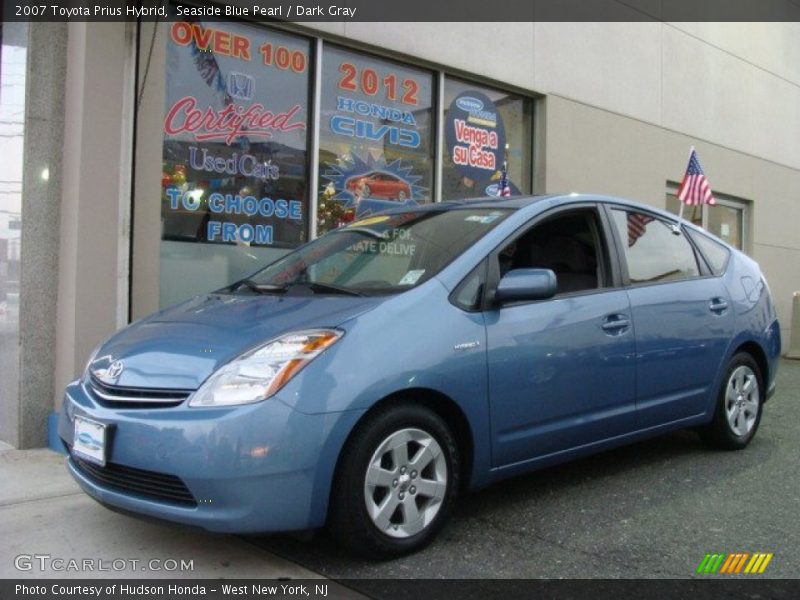 Seaside Blue Pearl / Dark Gray 2007 Toyota Prius Hybrid