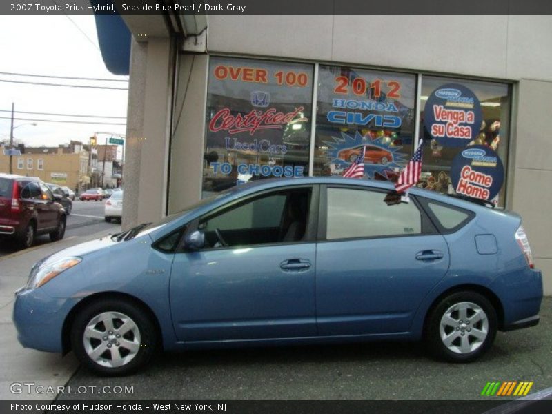 Seaside Blue Pearl / Dark Gray 2007 Toyota Prius Hybrid