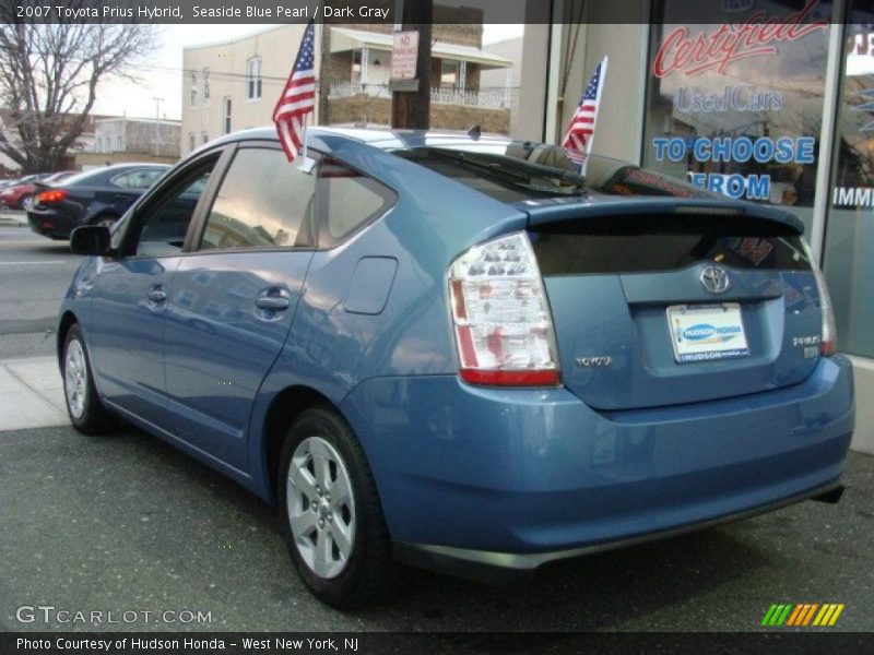 Seaside Blue Pearl / Dark Gray 2007 Toyota Prius Hybrid