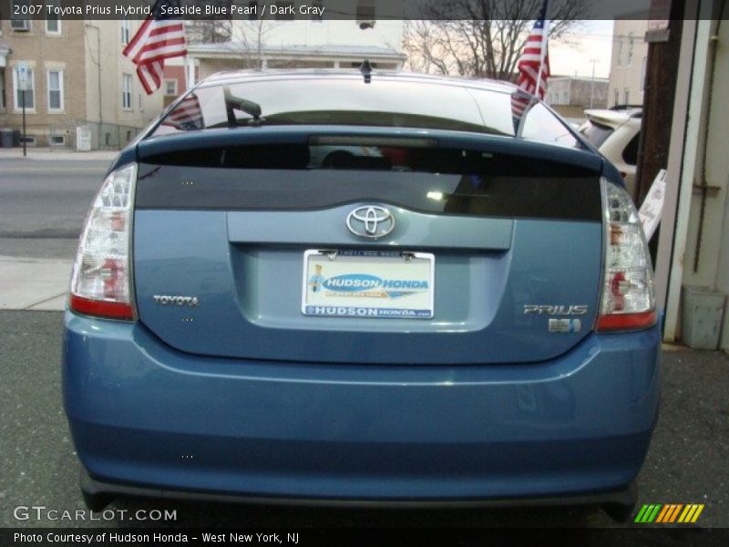 Seaside Blue Pearl / Dark Gray 2007 Toyota Prius Hybrid