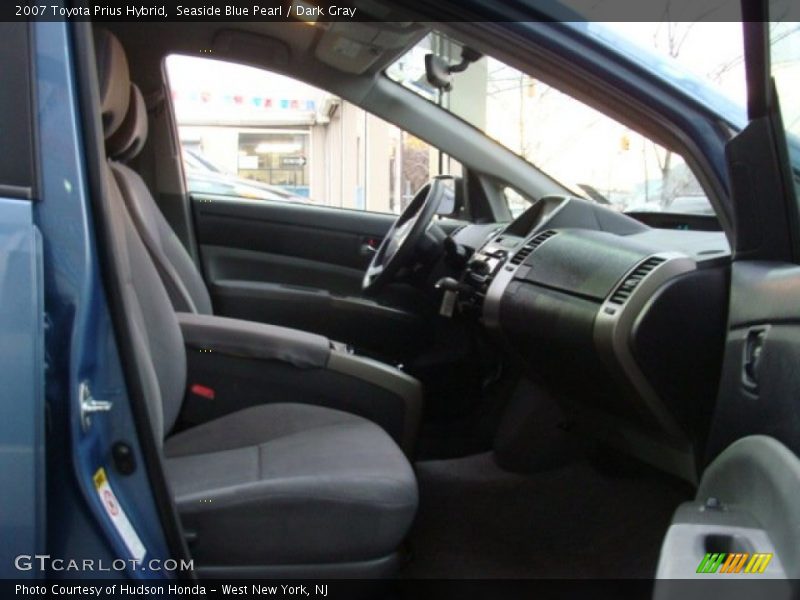 Seaside Blue Pearl / Dark Gray 2007 Toyota Prius Hybrid