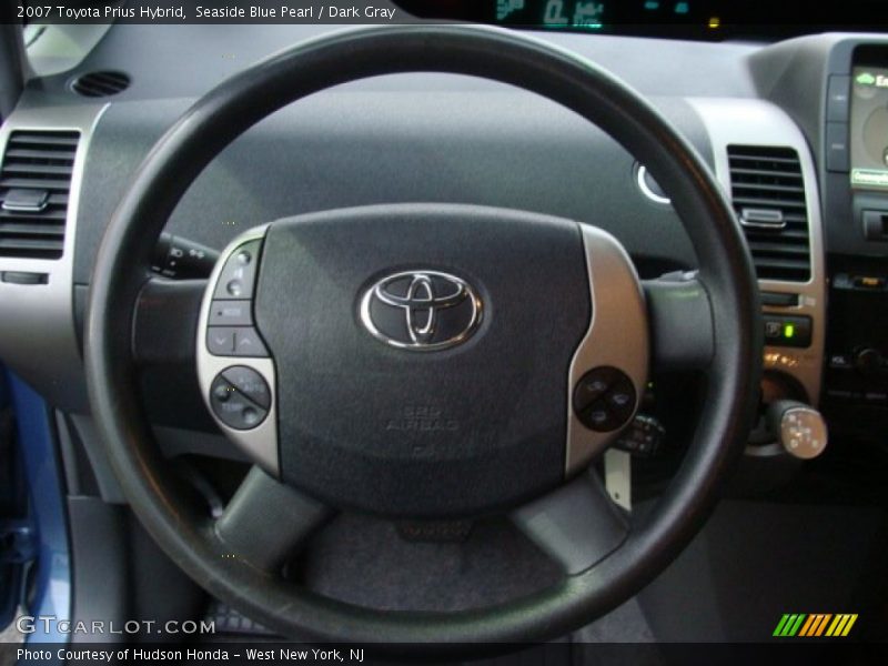 Seaside Blue Pearl / Dark Gray 2007 Toyota Prius Hybrid