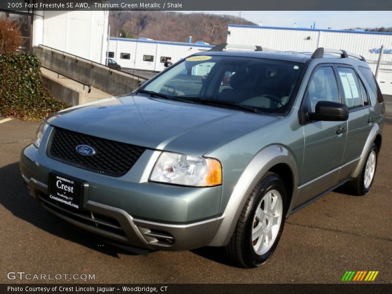 Titanium Green Metallic / Shale 2005 Ford Freestyle SE AWD