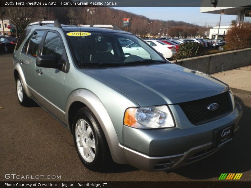 Titanium Green Metallic / Shale 2005 Ford Freestyle SE AWD