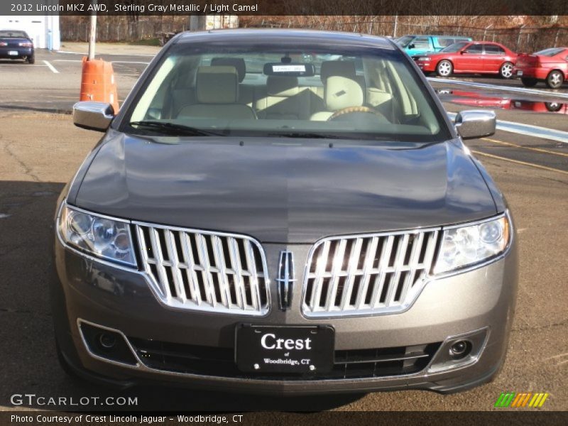 Sterling Gray Metallic / Light Camel 2012 Lincoln MKZ AWD