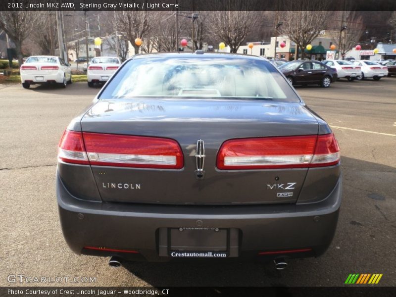 Sterling Gray Metallic / Light Camel 2012 Lincoln MKZ AWD