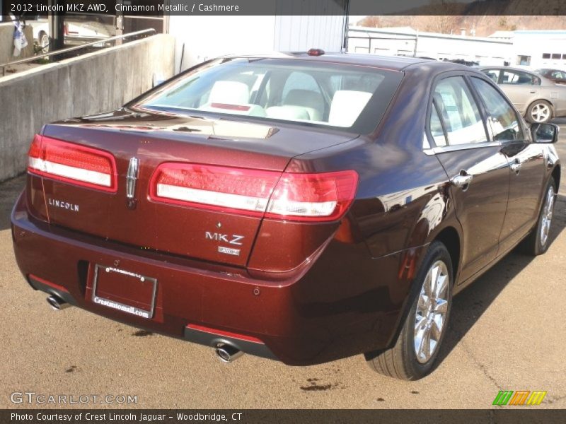 Cinnamon Metallic / Cashmere 2012 Lincoln MKZ AWD