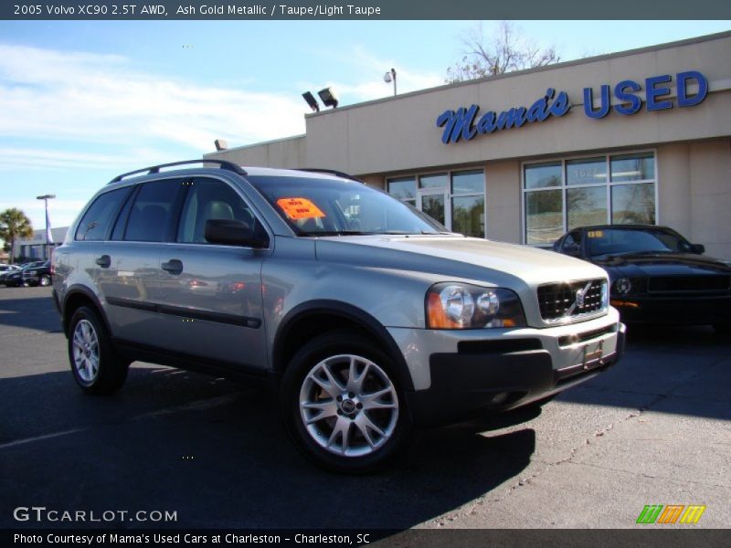Ash Gold Metallic / Taupe/Light Taupe 2005 Volvo XC90 2.5T AWD