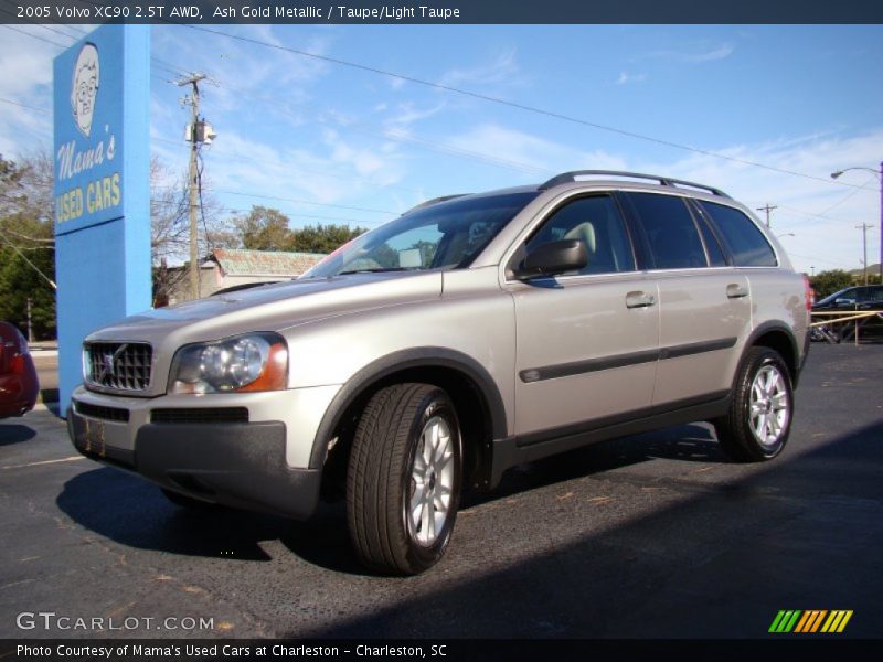 Ash Gold Metallic / Taupe/Light Taupe 2005 Volvo XC90 2.5T AWD